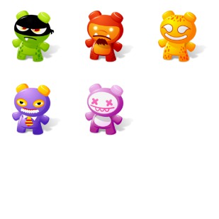 Art Toys 2 icon sets preview