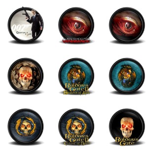 Mega Games Pack 25 icon sets preview