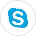 skype, social, media, online icon