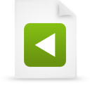 file, document, green, paper icon