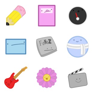 Application Set II icon sets preview