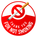 Thank you for not smoking icon