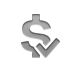 sign, checkmark, currency, dollar icon