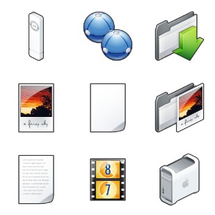 Isospective icon sets preview