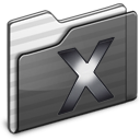 system,folder,black icon