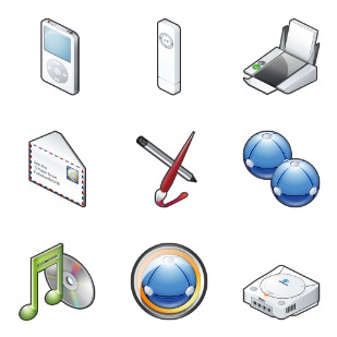 Isospective icon sets preview
