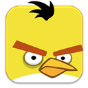 Angry, Birds, Yellow icon