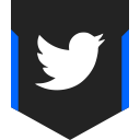 media, twitter, social, logo icon