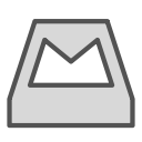 brand, storage, container, mail icon
