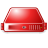 red, server icon