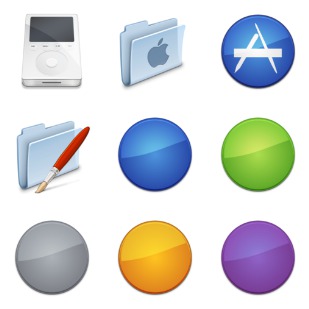 Agua Extras vol. 1 icon sets preview