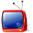 tv, tvset icon