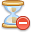 hourglass delete icon