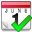 Accept, Calendar icon