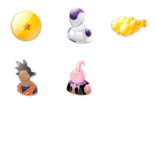Dragonball icon sets preview