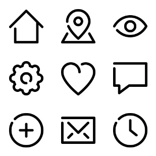 line icon sets preview