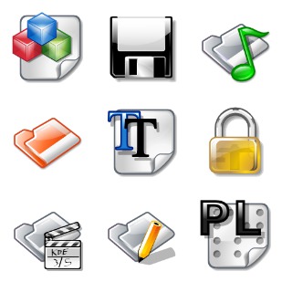 Glaze icon sets preview