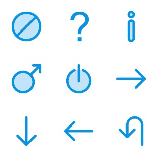 Universal 7 icon sets preview