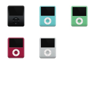iPod Nano quotFattyquot icon sets preview