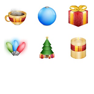 Festive icon sets preview
