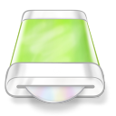drive green disk icon