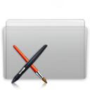 graphite, folder, app icon