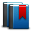bookmarked, favorite, bookmark, library icon