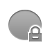 lock, ellipse icon
