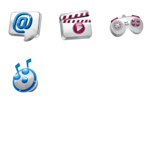 Multimedia icon sets preview