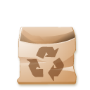 trash, recycle bin icon
