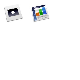 Slanted iWork icon sets preview