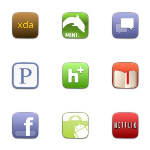 Suave Android Apps icon sets preview