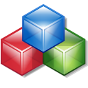 blocks, modules icon