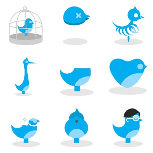Twitter Quitter icon sets preview