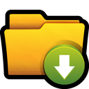 win, folder, download, files, save icon