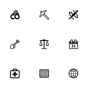 World Issues icon sets preview
