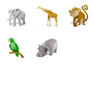 Animals Vista icon sets preview