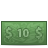 money, 10dollar icon