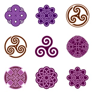 Celtic Knot icon sets preview
