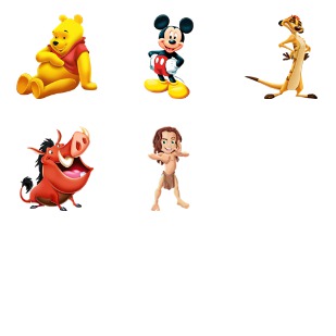 Disney icon sets preview