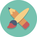 brush pencil icon