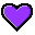 love, valentine, heart, purple icon