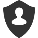 Shield, User icon