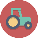 farming, vehicle, tractor icon