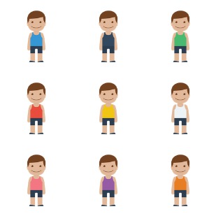 Little Boy icon sets preview