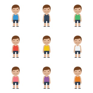 Little Boy icon sets preview