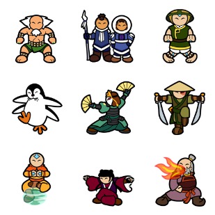 Avatar Minis icon sets preview