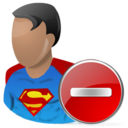 superman,delete,hero icon