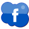 climate, facebook, weather, social, social network, sn, cloud icon