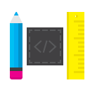 ruler, task, requirements, project, pencil, technical, design icon